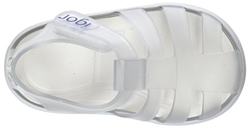 Igor Star, Sandalia con Pulsera Unisex niño, Transparente (Translúcido Blanco), 19 EU
