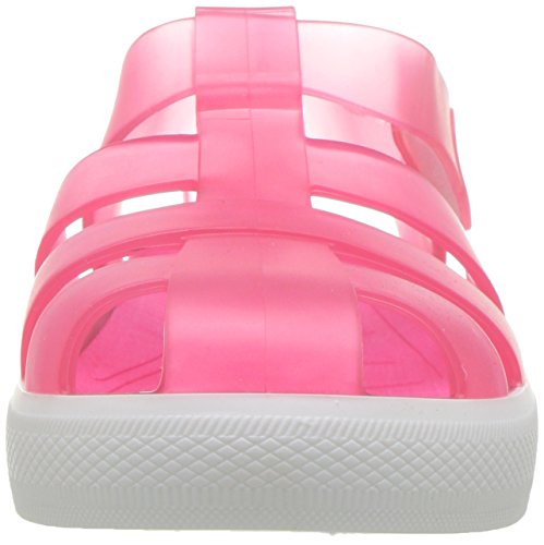 IGOR Star Transparente, Sandalia S10171 con Pulsera Unisex Niños Fucsia (23)