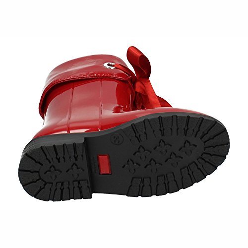 IGOR W10114005 Bota DE Agua CAMPERA Charol Rojo NIÑA
