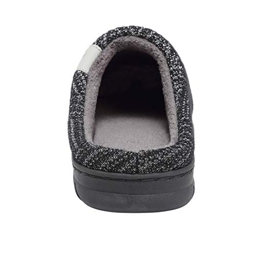 incarpo Zapatillas Casa Mujer Lana de Coral Zapatillas de Estar por Casa Antideslizante Pantuflas de Interior y Exterior Cálido y Confortable Zapatillas-Negro-40/41 EU