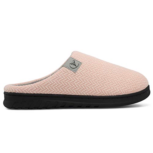 incarpo Zapatillas Casa Mujer Lana de Coral Zapatillas de Estar por Casa Antideslizante Pantuflas de Interior y Exterior Cálido y Confortable Zapatillas-Rosa-38/39 EU
