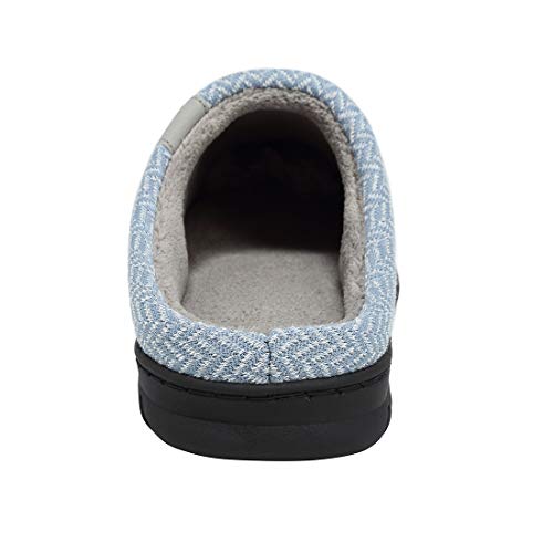 incarpo Zapatillas Casa Mujer Lana de Coral Zapatillas de Estar por Casa Antideslizante Pantuflas de Interior y Exterior Cálido y Confortable Zapatillas-Azul-38/39 EU