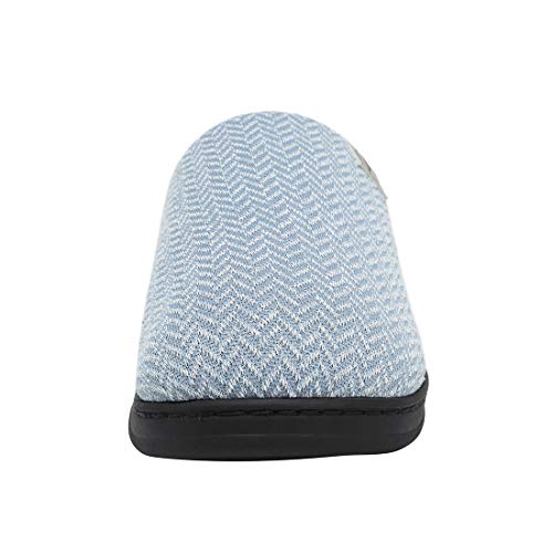 incarpo Zapatillas Casa Mujer Lana de Coral Zapatillas de Estar por Casa Antideslizante Pantuflas de Interior y Exterior Cálido y Confortable Zapatillas-Azul-40/41 EU