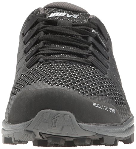Inov-8 Roclite 290 (W), Zapatillas de Trail Running Mujer, Negro y Gris, 37.5 EU