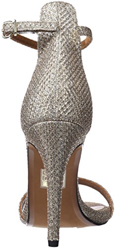 Intropia P969SAN06507, Sandalia con Pulsera para Mujer, Plateado (Plata 605), 39 EU