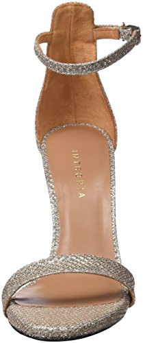 Intropia P969SAN06507, Sandalia con Pulsera para Mujer, Plateado (Plata 605), 39 EU