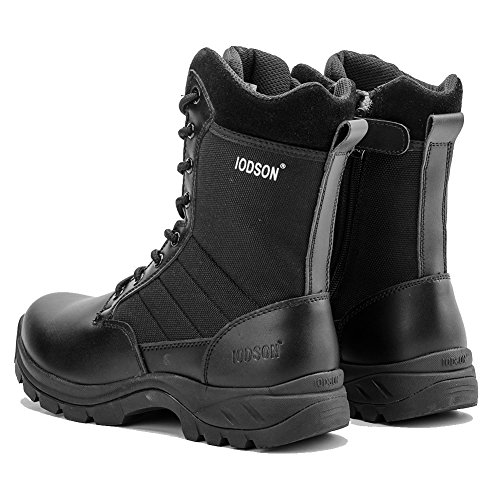 IODSON Botas para Hombre 45 de EE.UU. Negro, Negro