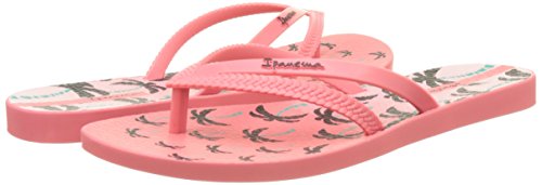 Ipanema Bossa Print Fem, Chanclas para Mujer, Rose Pink, 39/40 EU