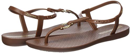 Ipanema Charm VII Sand Fem, Sandalias con Tira Vertical Mujer, Multicolor (Brown/Brown 8658.0), 40 EU