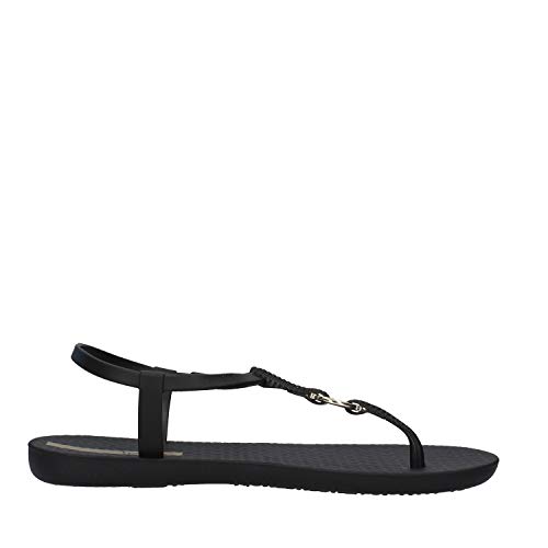 Ipanema Charm VII Sand Fem, Sandalias Planas Mujer, Negro, 37 EU