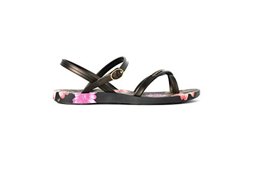 Ipanema Fashion Sand VIII Fem, Sandalias Planas Mujer, Negro, 39 EU