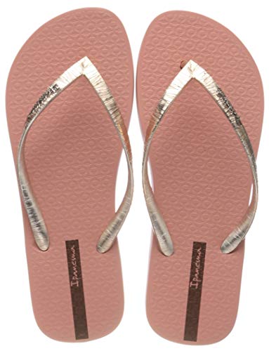 Ipanema Glam II Fem, Chanclas Mujer, Multicolor (Pink/Metallic Gold 9262.0), 39 EU
