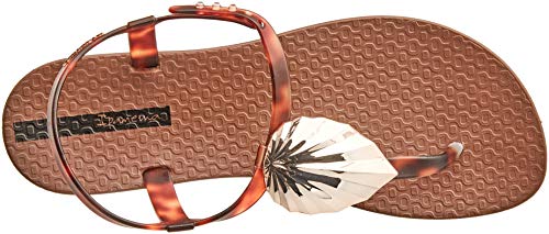 Ipanema Leaf Sandal Fem, Sandalias Planas Mujer, Marrón, 40 EU
