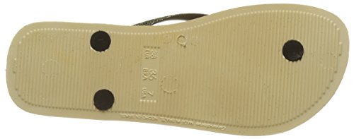 IpanemaLolita III Fem, Chanclas Mujer, Beige/Black, 38 EU