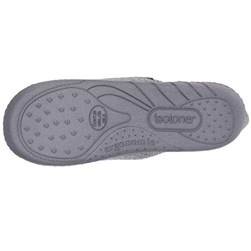Isotoner 99496 - Pantuflas Niña Gris Talla 38