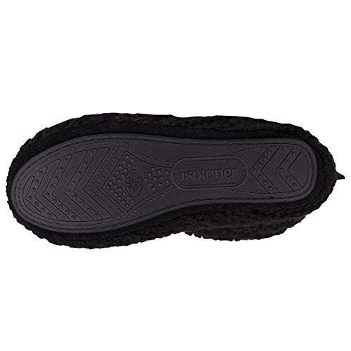 isotoner - Zapatillas altas para mujer, color negro, 36 EU