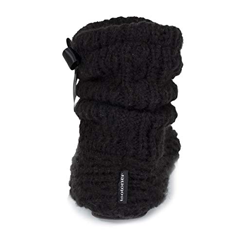 isotoner - Zapatillas altas para mujer, color negro, 36 EU