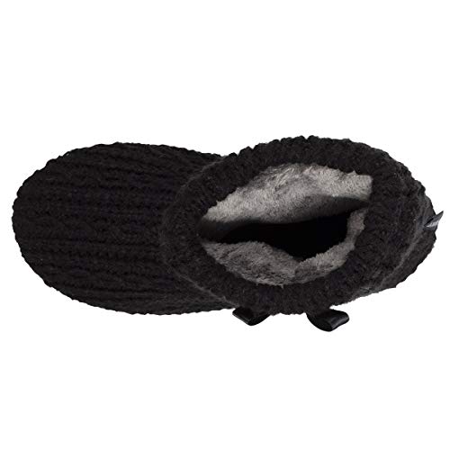 isotoner - Zapatillas altas para mujer, color negro, 36 EU