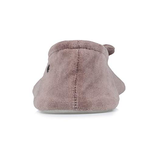 Isotoner - Zapatillas de bailarinas para mujer, Marrón (marrón), 41/42 EU