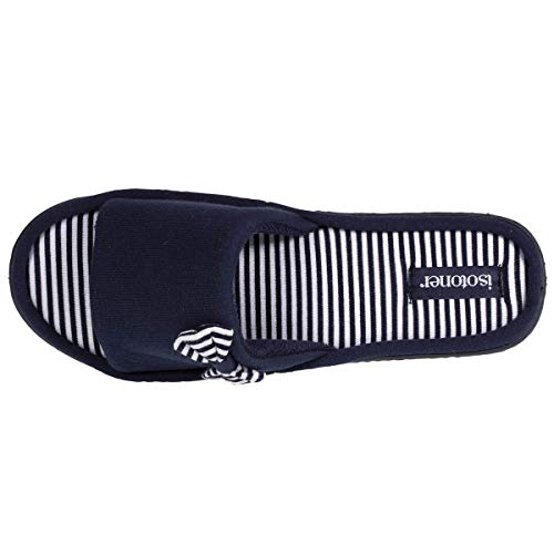 ISOTONER,93723 Zapatillas DE Estar por CASA Mujer (Azul, Numeric_40)