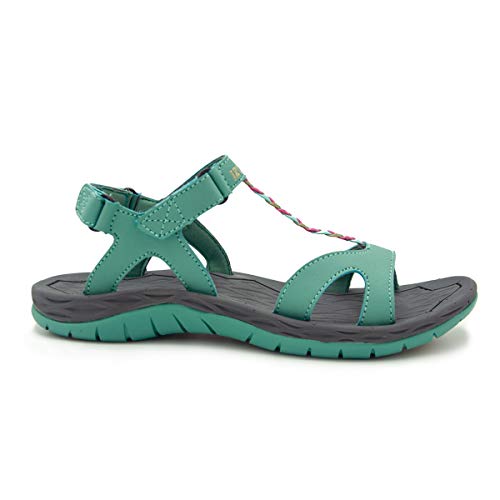 Izas Outdoor Leeds, Sandalias Deportivas Mujer, Wasabi Sand, 37 EU