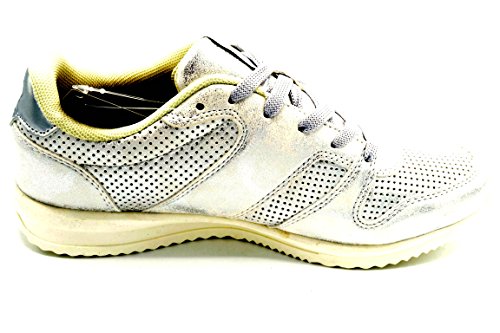 J´Hayber Cheteva Plata - Zapatilla Deportiva Casual (36)