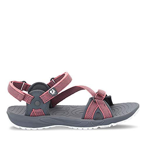 Jack Wolfskin Lakewood Ride, Sandalias Deportivas para Mujer, Rosa (Rose Quartz 2131), 37 EU