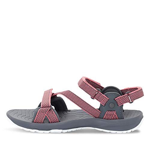 Jack Wolfskin Lakewood Ride, Sandalias Deportivas para Mujer, Rosa (Rose Quartz 2131), 37 EU