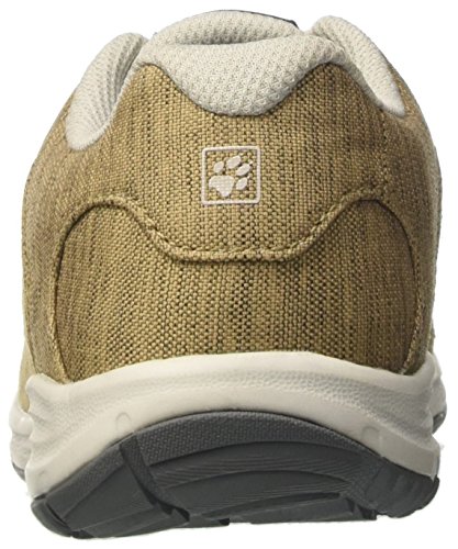Jack Wolfskin Seven Wonders Low W, Zapatillas Mujer, Beige (Sand Dune), 40.5 EU