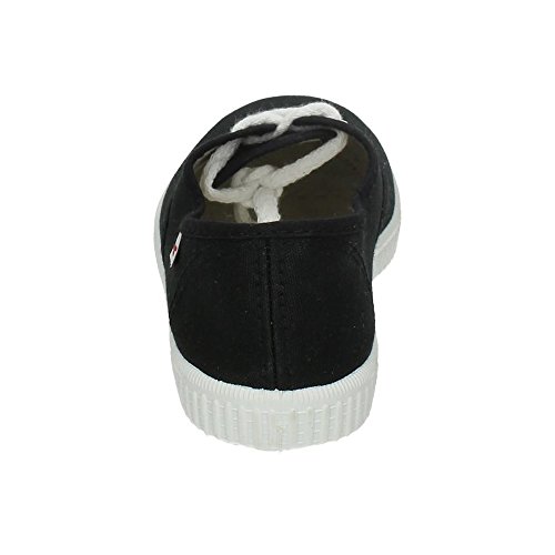 JAVER 60 Bambas Lonas Negras Mujer Zapatillas Negro 39