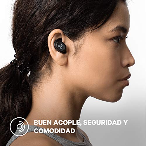 Jaybird Vista Auriculares Inalámbricos Deportivos, Impermeables, 3 tamaños de acoplamiento, carga rápida de 5 minutos, experiencia de audio personalizado, fácil de guardar - Gris