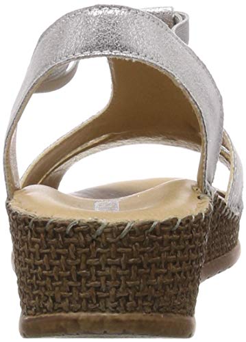 Jenny Marrakesch 2217732, Sandalias con Plataforma Plana para Mujer, (Pebble 05), 39 EU
