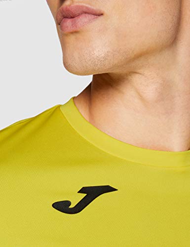 Joma Combi Camiseta Manga Corta, Hombre, Amarillo, M