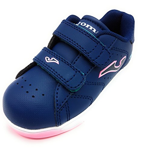 Joma GINKANA JR, Zapatillas Unisex niño, Blanco Blanco Fucsia 710, 30 EU