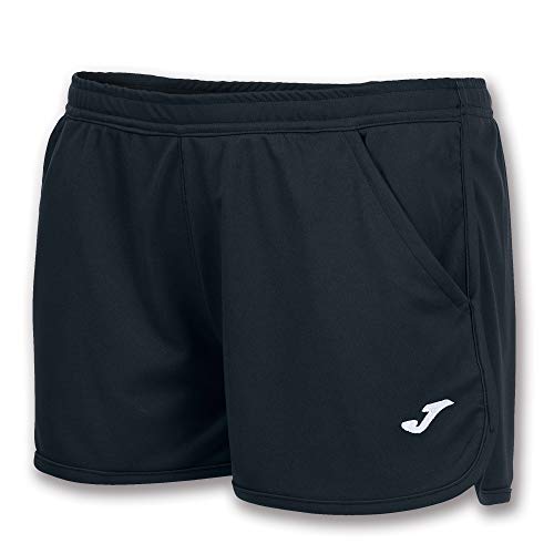 Joma Hobby Pantalones Cortos, Mujer, Negro, M