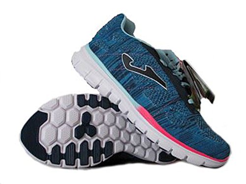 Joma Nos Presenta EN Este Deportivo Como Novedad La Utilización de La Plantilla Memory Foam Que aporta Máxima Comodidad a Tu pisada. (37, Azul)