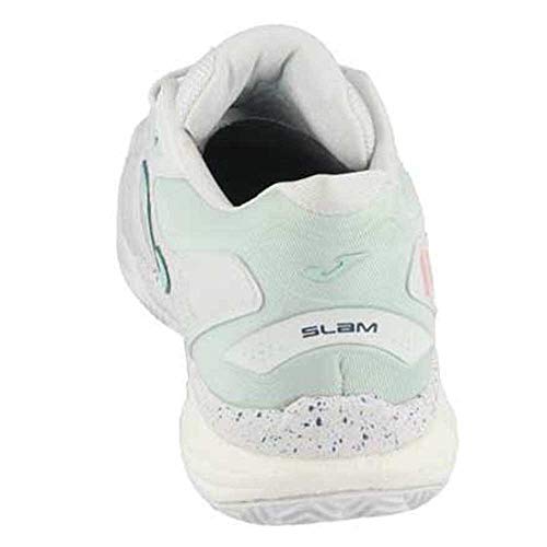 Joma Slam Lady, Zapatos de Tenis Mujer, Blanco, 39 EU
