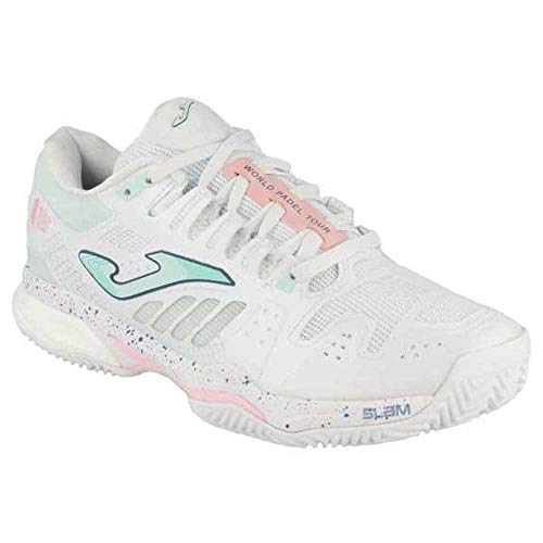 Joma Slam Lady, Zapatos de Tenis Mujer, Blanco, 39 EU