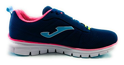 Joma Tempo Lady, Zapatillas de Deporte Mujer, Azul (Marino/Fucsia 704), 36 EU
