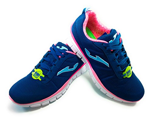 Joma Tempo Lady, Zapatillas de Deporte para Mujer, Azul (Marino/Fucsia 704), 37 EU