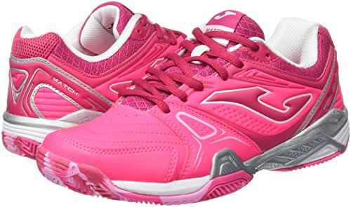 Joma T.Match Lady 610 Clay Fucsia-Morado Zapatillas de Tenis, Mujer, 41