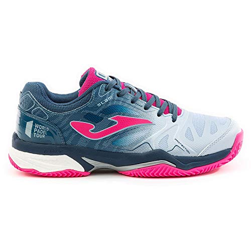 Joma T.Slam Lady 2004 Azul-Fucsia Clay, Running Shoe Womens, 40 EU