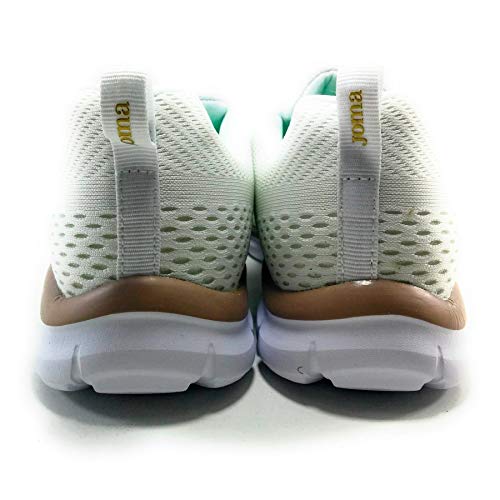 Joma Zen Zapatillas Mujer Memory Foam (36 EU, Blanco)