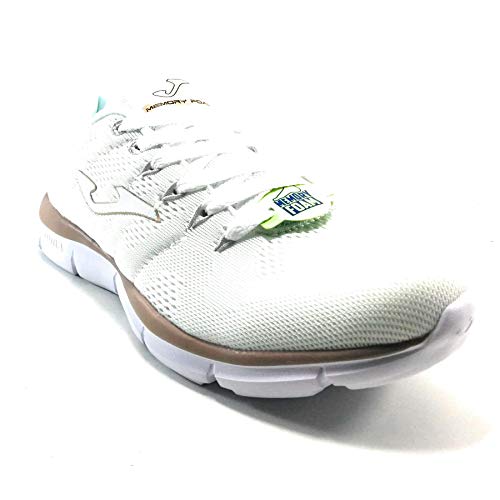 Joma Zen Zapatillas Mujer Memory Foam (36 EU, Blanco)