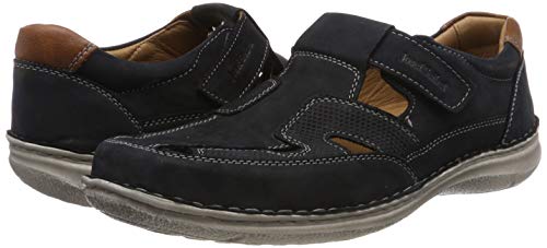 Josef Seibel Anvers 81, Sandalias Punta Cerrada Hombre, Azul (Ocean 530), 40 EU