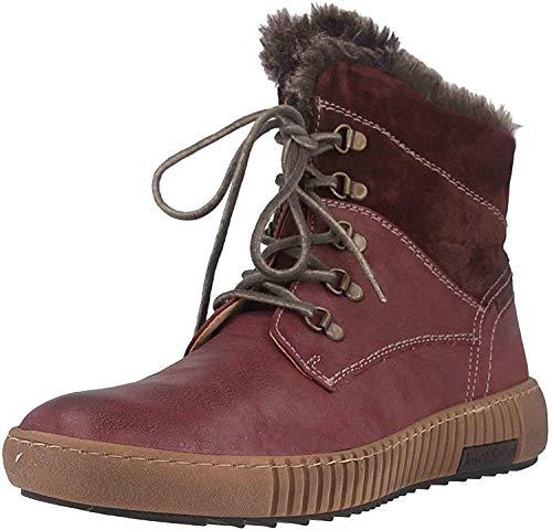 Josef Seibel Botas altas para mujer Maren 13, color Rojo, talla 44 EU