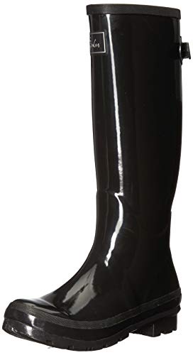 Joules Fieldwelly gloss Botas de agua Mujer, negro (black black), 42 EU (8 UK)