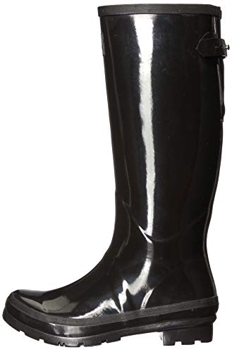 Joules Fieldwelly gloss Botas de agua Mujer, negro (black black), 42 EU (8 UK)