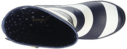 Joules Molly Welly, Botas de Agua, Azul (Navy Wide Stripe), 36 EU