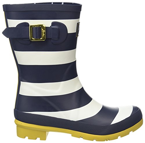Joules Molly Welly, Botas de Agua, Azul (Navy Wide Stripe), 36 EU